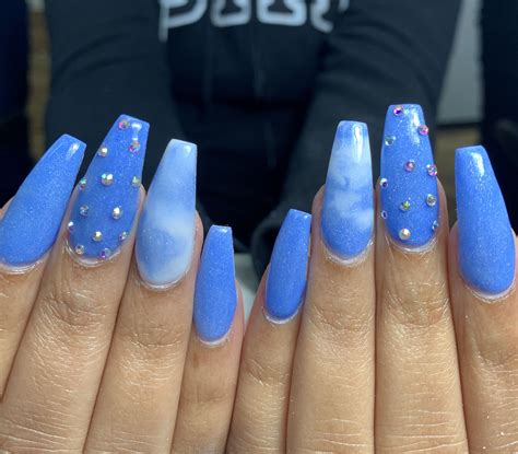 blue sky nails